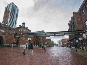 The Distillery District in Toronto is pictured in a May 15, 2016 file photo.