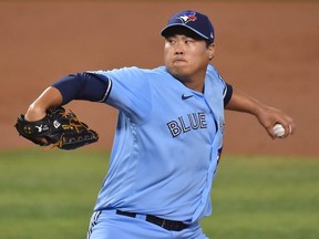 Hyun-Jin Ryu of the Toronto Blue Jays.