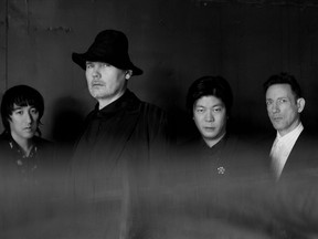 The Smashing Pumpkins from left to right: Jeff Schroeder, Billy Corgan, James Iha and Jimmy Chamberlin.