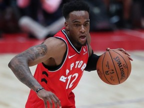 Oshae Brissett of the Toronto Raptors.