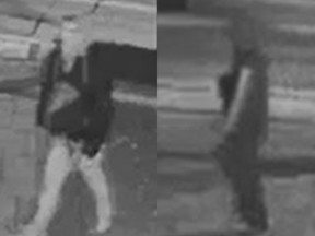 Images released of two suspects in the theft of two bicycles at a Newmarket home on Saturday, Oct. 10, 2020.