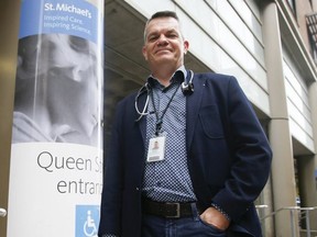 Dr. Robert Sargeant, outside of St. Michael's Hospital on Tuesday October 20, 2020.