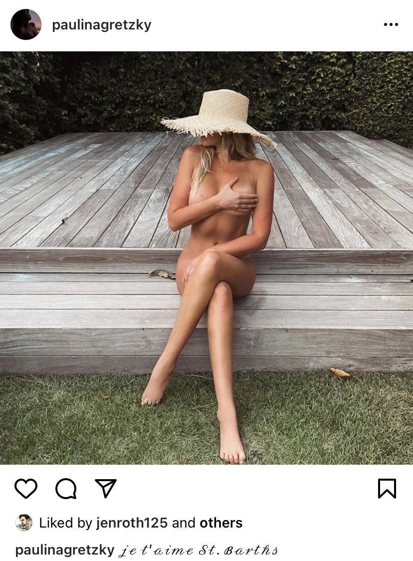 Paulina Gretzky poses