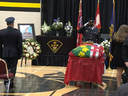 An emotional funeral service was held for Const. Marc Hovingh, an OPP officer who was killed recently in the line of duty, on Saturday, Nov. 28, 2020.