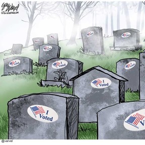 Gary Varvel cartoon for Nov. 12, 2020.