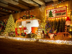 Canadian Tire's Christmas Trail has a vintage village feel. SUPPLIED