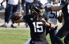 Jacksonville Jaguars quarterback Gardner Minshew II gets the start this week.