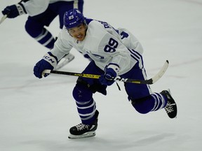 The Maple Leafs are keeping forward Nick Robertson instead of letting him play in the world juniors tournament.