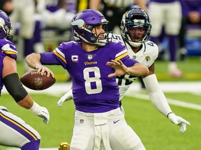 Minnesota Vikings quarterback Kirk Cousins will have to continue his solid play this weekend against the Bucs.