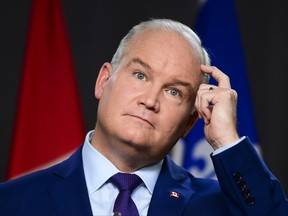 Conservative leader Erin O'Toole holds a press conference on Parliament Hill in Ottawa on Wednesday, Oct. 21, 2020. THE CANADIAN PRESS/Sean Kilpatrick