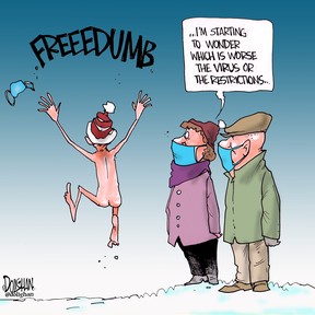 Tim Dolighan's latest cartoon for Dec. 7, 2020.