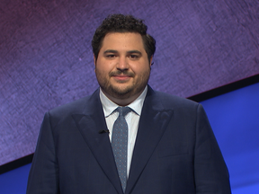 Gabriel De Roche, from Toronto, now living in California to pursue a PhD in political science, makes his Jeopardy debut Thursday night.