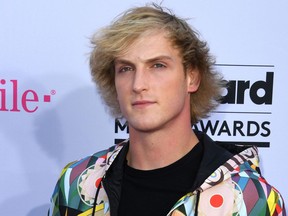 This file photo taken on May 21, 2017 shows Logan Paul arriving at the 2017 Billboard Music Awards at the T-Mobile Arena in Las Vegas, Nevada.