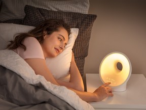 The Philips SleepMapper app tracks sleep habits. SUPPLIED