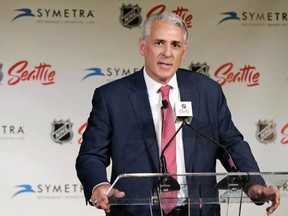 With no hockey being played, GM Ron Francis is not spending his days inside rinks scouting potential players to play for the Kraken. He’s not even in Seattle and hasn’t been since February. AP