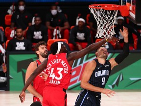 Raptors all-star Pascal Siakam looked off-kilter in the NBA's bubble.