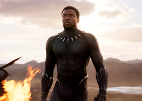 Chadwick Boseman in Marvel’s Black Panther.