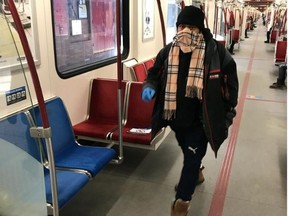An image released by Toronto Police of a suspect accused of exposing himself to a woman on a TTC train at Yorkdale station and allegedly sexually assaulting another woman on the platform.
