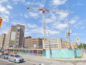 The construction site near Michael Garron Hospital in the Coxwell and Sammon Aves. area.