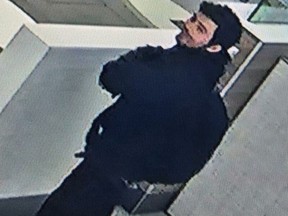 Toronto Police are looking for a man who allegedly spat at a woman at Dufferin Mall last month.