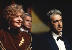 Diane Keaton and Al Pacino in a scene from The Godfather Part III.