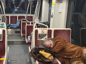 Homeless advocates say there are reports of increased numbers of homeless people using TTC vehicles as makeshift shelters during the colder months of the pandemic.