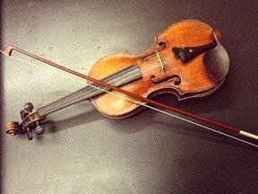 A Lorenzo-Carcassi 1757 Concert violin in a bright red BAM case was mistakenly left on a TTC subway on on Friday, Dec. 18, 2020.