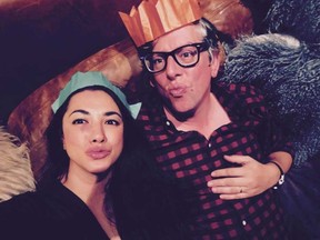 Michelle Branch and husband Patrick Carney are pictured in a photo Branch posted on Instragram announcing her miscarriage.