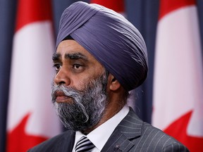 Defence Minister Harjit Sajjan.