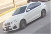 An image released by Peel Regional Police of a white BMW X4 SUV used in a Nov. 9, 2020 jewelry store heist.