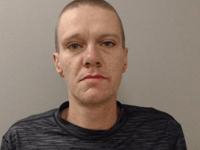 Noah Elijah Brown, 28, is wanted by Sarnia police in the homicide investigation of 62-year-old Allen Schairer.