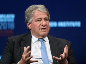 Leon Black speaks at the Milken Institute's 21st Global Conference in Beverly Hills May 1, 2018.