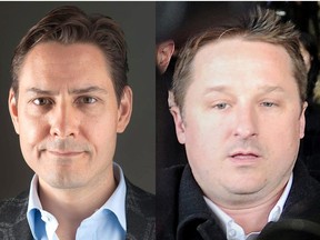 Michael Kovrig, left, and Michael Spavor.