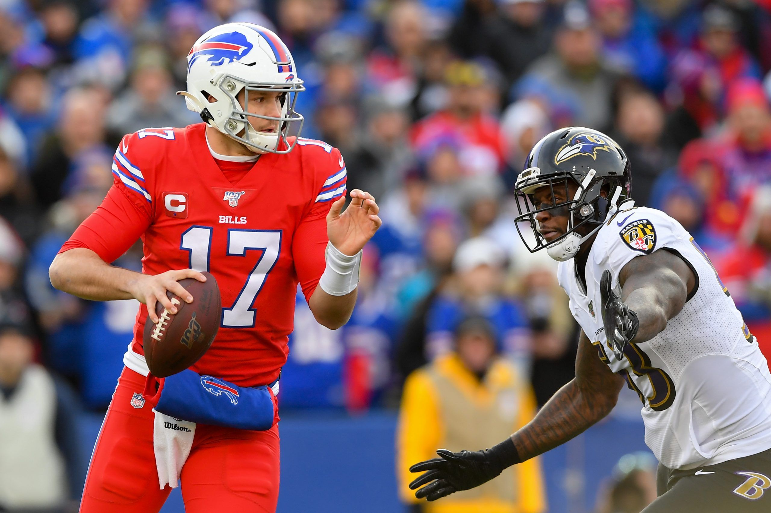 The pressure is on Josh Allen to deliver the Buffalo Bills their