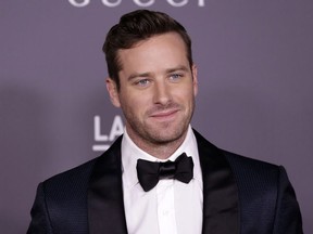 Celebrities attend 2017 LACMA Art + Film Gala Honoring Mark Bradford and George Lucas presented by Gucci at LACMA.  Featuring: Armie Hammer Where: Los Angeles, California, United States When: 05 Nov 2017.