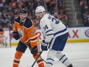 Should both of them remain healthy, Connor McDavid (left) of the Edmonton Oilers and Auston Matthews of the Maple Leafs will face each other nine tims this season, starting Wednesday night in Toronto.