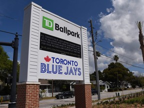 The Toronto Blue Jays home in Dunedin, TD Ballpark.