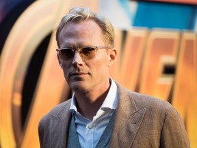 Paul Bettany attends the UK Fan Event to celebrate the release of Marvel Studios' 'Avengers: Infinity War' at The London Television Centre on April 8, 2018 in London, England.