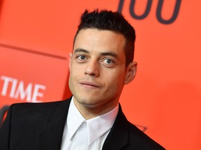 Rami Malek arrives on the red carpet for the Time 100 Gala at the Lincoln Center in New York on April 23, 2019.