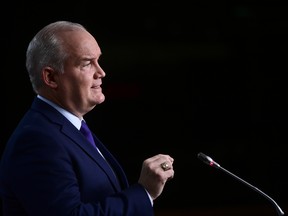 Conservative Leader Erin O'Toole holds a press conference on Parliament Hill, in Ottawa, Thursday, Dec. 10, 2020. THE CANADIAN PRESS/Sean Kilpatrick