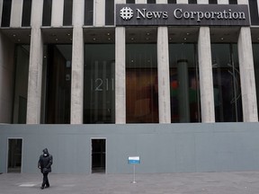 News Corporation headquarters, the building that houses Fox News in New York City.