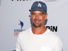 Josh Duhamel attends the 6th annual PingPong4Purpose at Dodger Stadium on August 23, 2018 in Los Angeles, Calif.