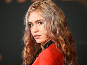 Canadian singer-songwriter Grimes (Claire Elise Boucher) attends the world premiere of "Captain Marvel" in Hollywood, California, on March 4, 2019.