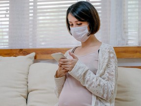 Pregnant women ponder whether to get the vaccine.