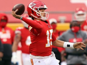 Quarterback Patrick Mahomes and the Chiefs take on the Browns on Sunday.