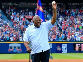 Braves legend and Major League Baseball record holder Hank Aaron died Friday at the age of 86.