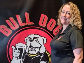 Julie Eves of the Bulldog Pub and Grill in Oshawa.