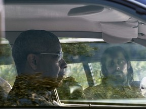 Denzel Washington and Jared Leto in a scene from 'The Little Things'.