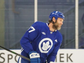 Joe Thornton's laid-back persona had made an impression on his new teammates on the Maple Leafs.