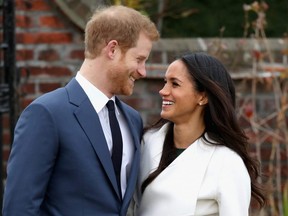 Prince Harry and wife Meghan Markle.